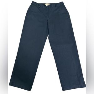 L.L.Bean Women’s Blue‎ Khaki Straight Fit Size 10P